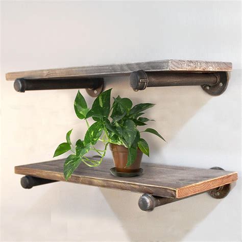 wooden shelf with metal brackets|wooden brackets wall mounted shelves.